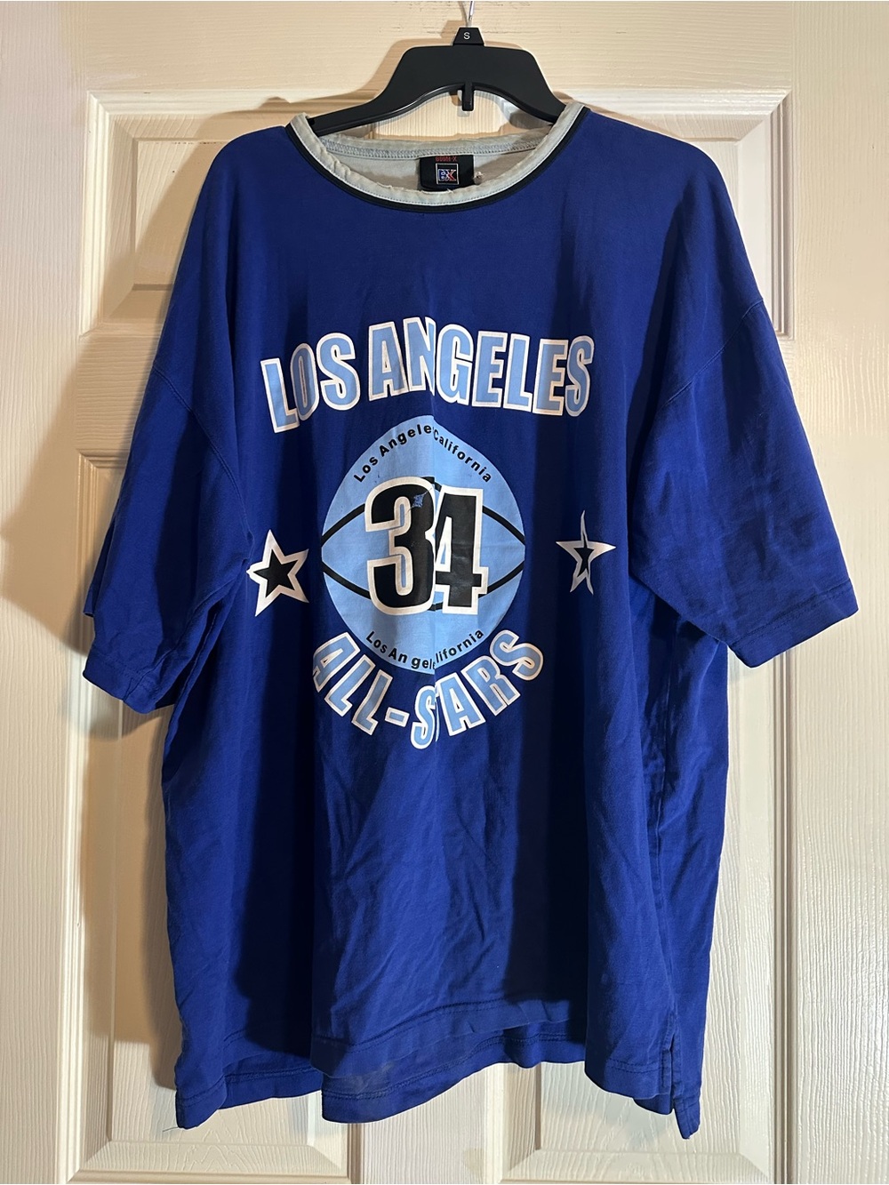 Vintage Los Angeles All-Stars Short Sleeve Graphic Tee - Blue